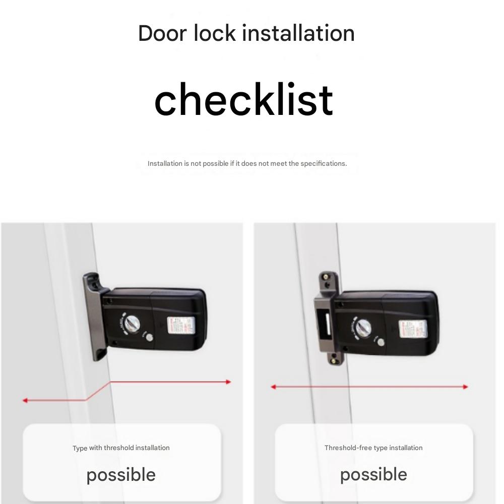 Fechadura Digital de Porta Link, Teclado Numérico de Bloqueio Instantâneo, Autoinstalação, Sem Cartão