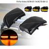 LED Dynamic Mirror Turn Signal Indicator Lights Fits Volvo XC70 08-12 XC90 07-14