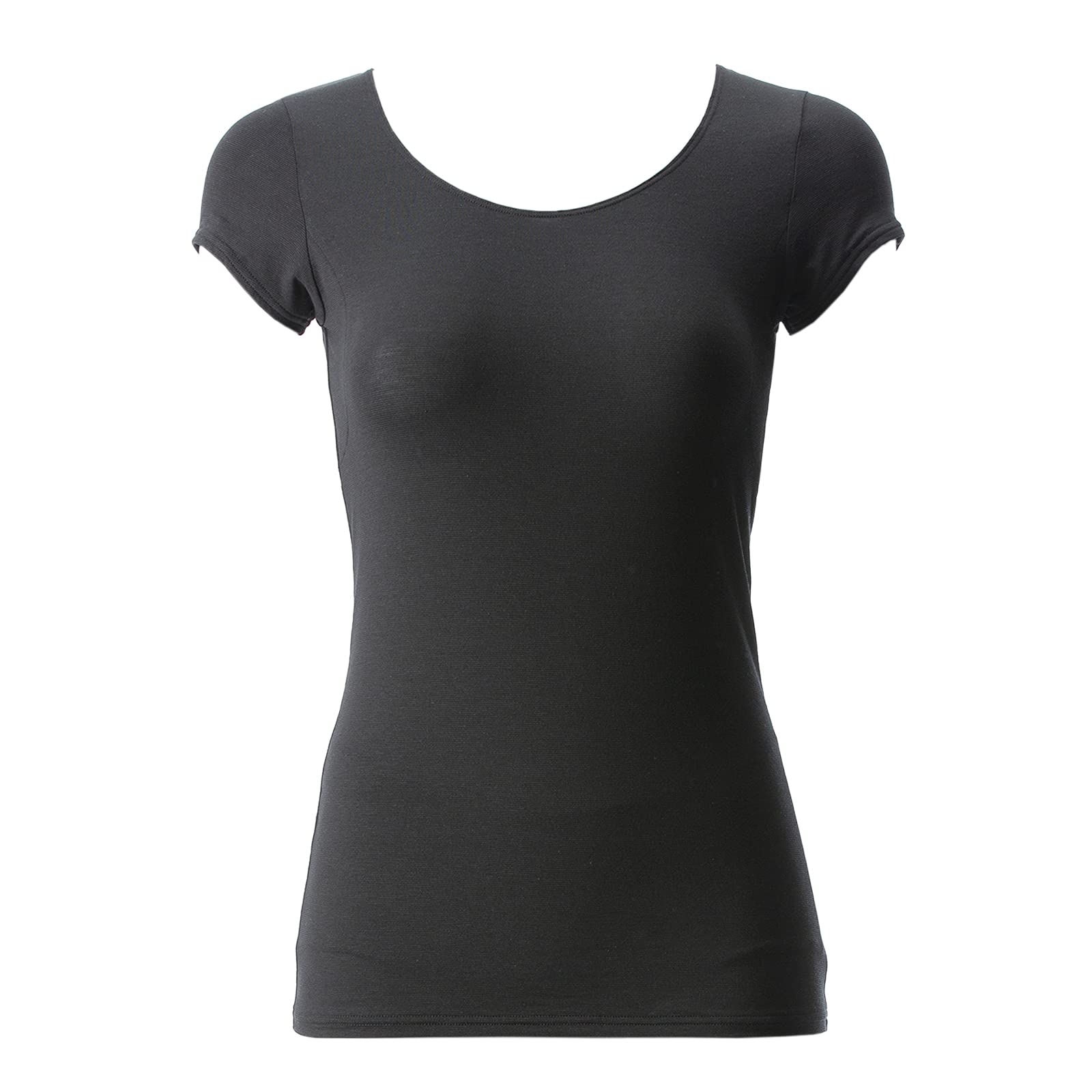 

Deoest Дезодорирующий топ с французским рукавом COOL sweat IDG54 [с подкладкой] (Черный, М) чёрный