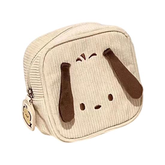 

Вельветовая мини-сумка большой вместимости, косметичка для туалетных принадлежностей, милый дорожный органайзер для гигиенических прокладок и косметики хаки