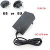 AC 110V 240V To DC 12.6V 1A 2A 1000ma Charger Volt Power Supply Adapter 5.5*2.5MM For 18650 Lithium Battery Pack EU US Plug