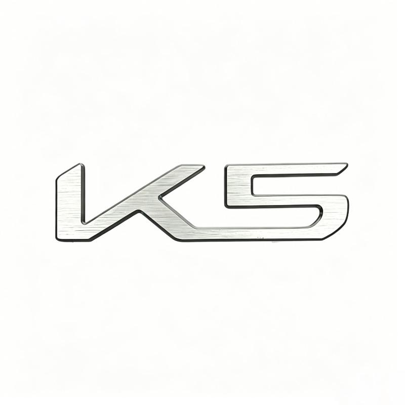 Compatible with the New K5 Trunk Badge, SPORTAGE Car Sticker, Aluminum Alloy Sticker, Fender KN Trunk Sticker