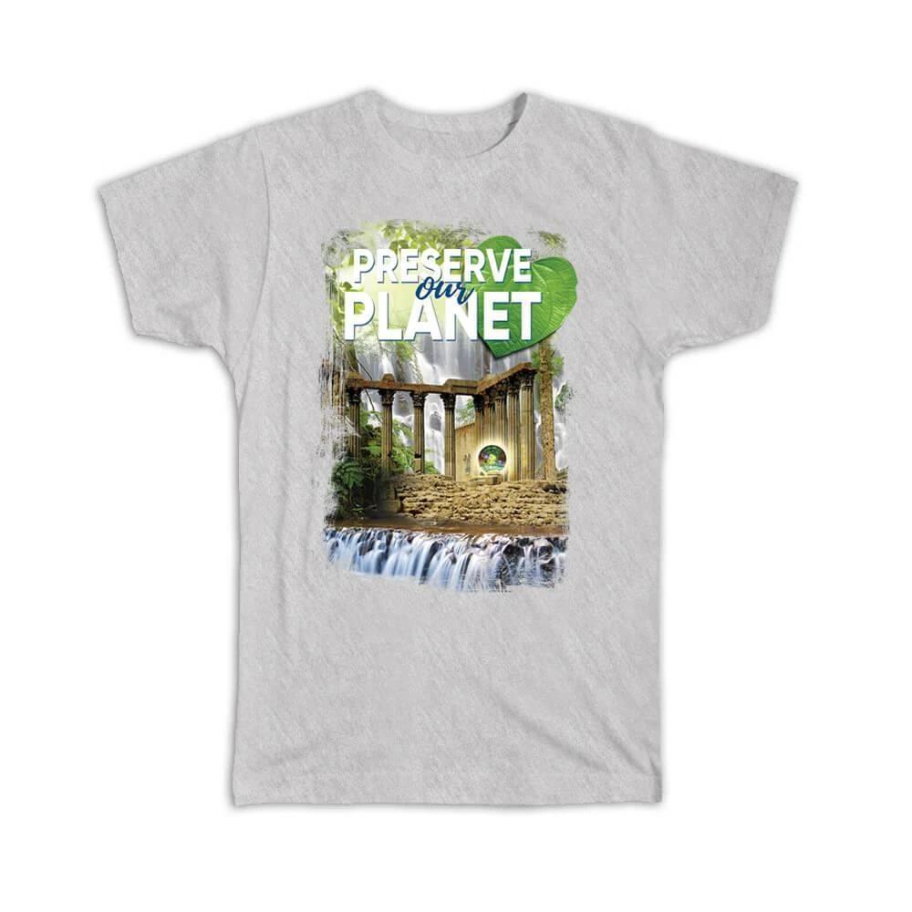 Gift T-Shirt : Ecolife Earth Preserve Our Planet Green Energy Environmental XL