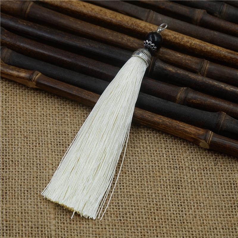 Tassel Ear With Hat Diy Handmade Ear Pendant High-End Lobster Buckle Tassel Ear Pendant
