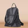 2024 New European and American Women's Genuine Leather Backpack - Large Capacity College Style Retro Bag