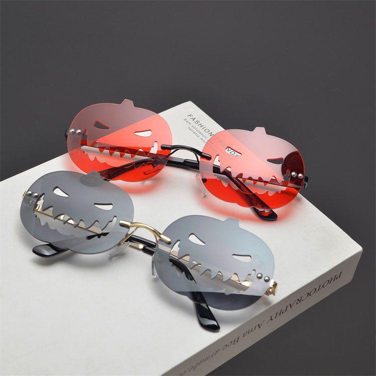 Halloween Pumpkin Glasses: Celebrity Cosplay Funny Sunglasses for Couples