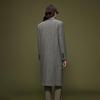 Langzi Women's Wang Churan Style Double-Breasted Wool Coat