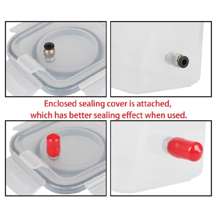 Industrielle PTFE Pneumatik-Adapter Verbinder 4er Pack PC4 M6 Gewindeanschluss Minimierter Luftstromverlust Design