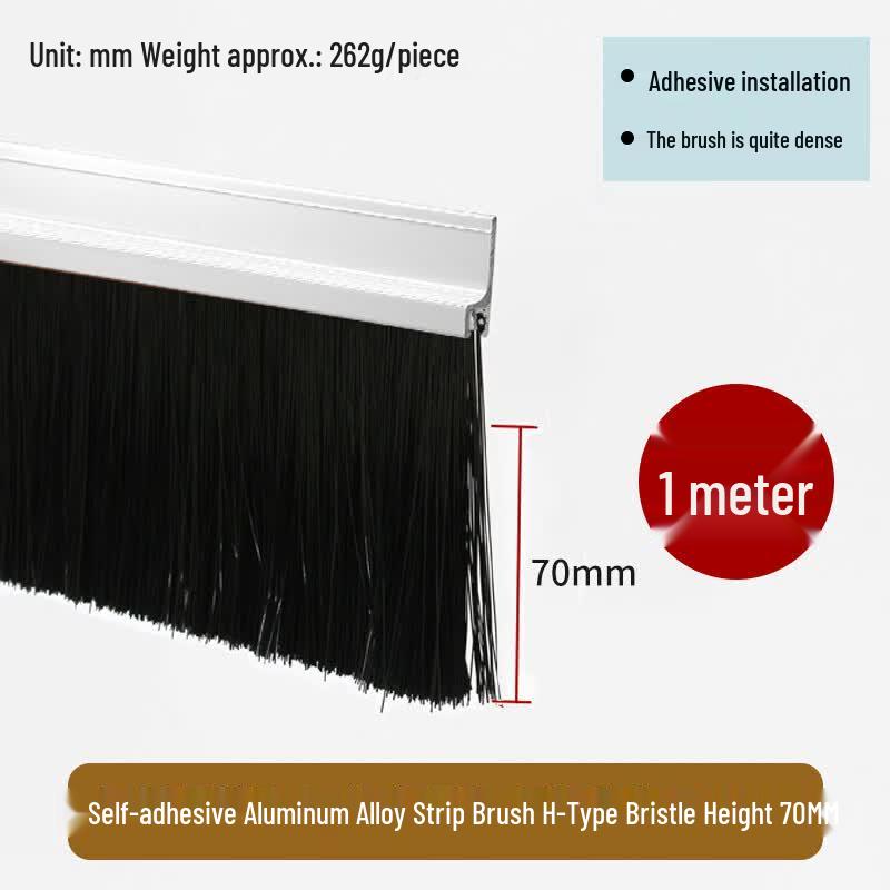 JNL H-Type Self-Adhesive Door Seal Strip Brush