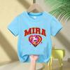 Soft Cotton T-Shirt for Girls, 2026 Movie Design,Children's Clothing,Gifts for K-Pop Demon Hunters Fans, Fashionable Casual Tops