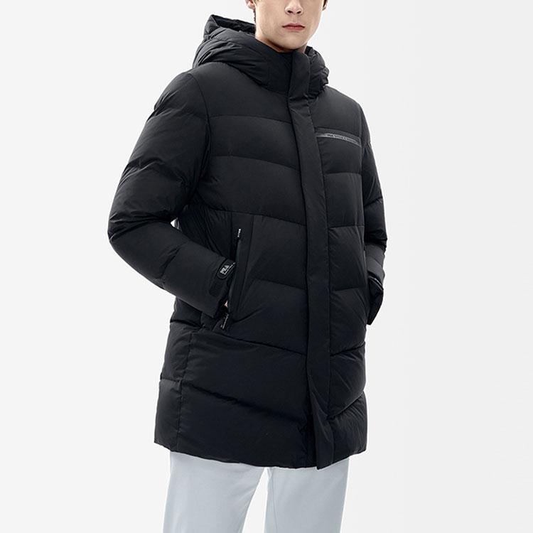 Fila Business Casual Warm Down Jacket Men Outerwear Black F11M247904F-BK