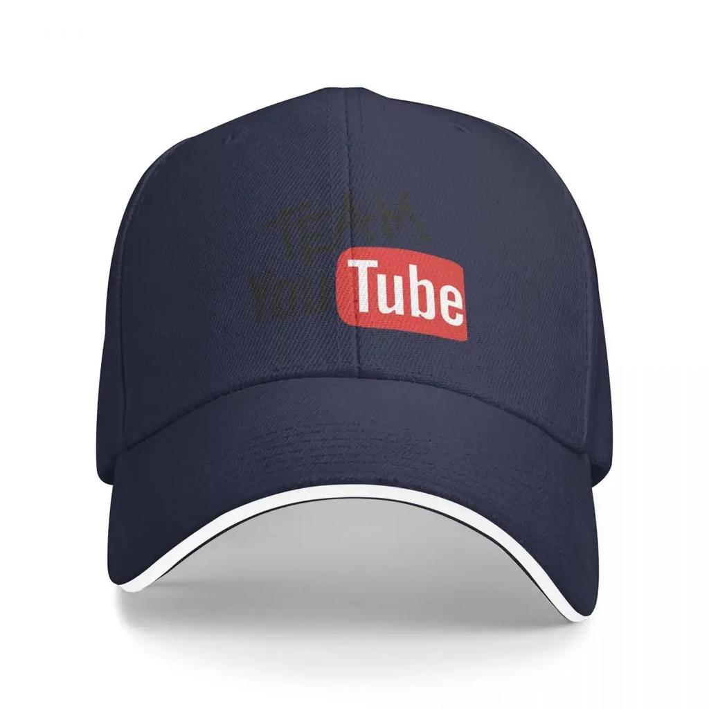 Team YouTube Cap Fashion Casual Baseball Caps Adjustable Hat Hip Hop Summer Unisex Baseball Hats Customizable Polychromatic