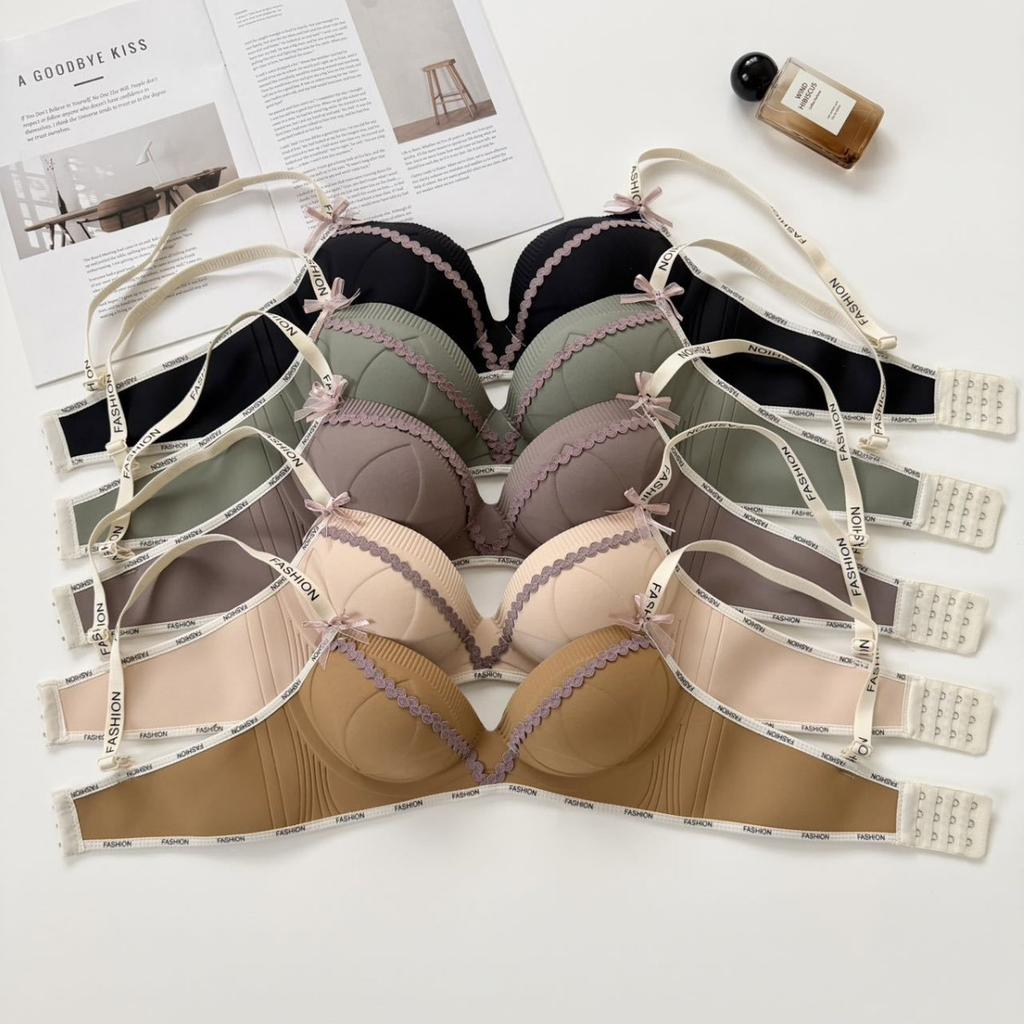 Gather Underwear, Women's Small Breasts Show Big Breasts, Close Secondary Breasts, Pull To Prevent Sagging, New Popular Letter Shoulder Straps