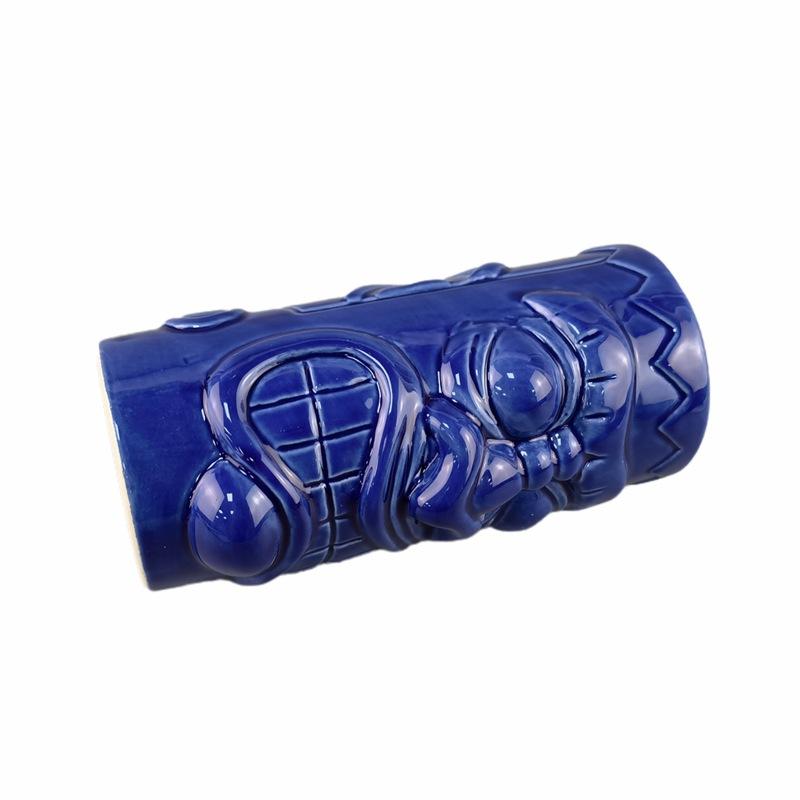 American Bar Tiki Cup Hawaiian Ceramic Cocktail Cup Embossed Tiki Cup Zombie Cup