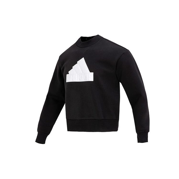 adidas Future Icons Badge of Sport Crew Sweatshirt Black Men s IC3740 M