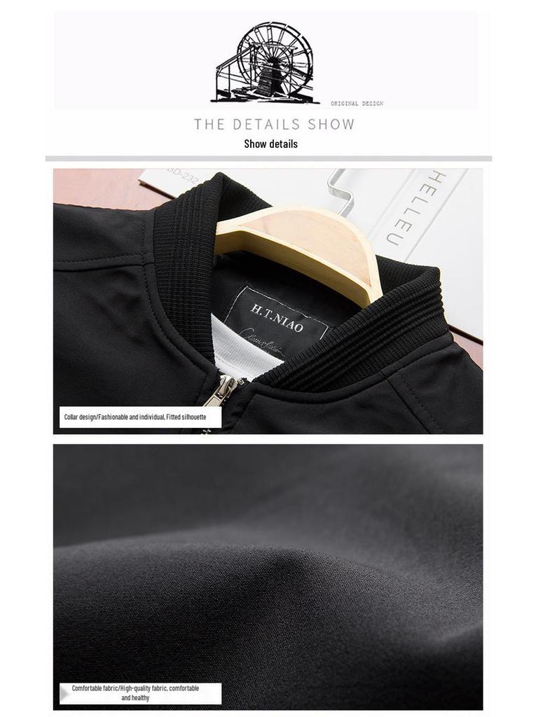 2018 Men's Thin Jacket: Spring/Autumn Casual Korean Style Baseball Outerwear