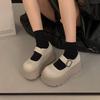 British Style All-inclusive Single Shoes Platform Heightening Women's Shoes 2025 Spring and Autumn New Internet Celebrities Small One-pedal Loafers