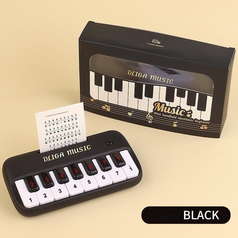 

1 Набор Образовательных Игрушек Для Детей Подарки Портативная 15 Клавиш Цифровая Клавиатура Мини Электронное Пианино Детский Музыкальный Инструмент чёрный