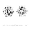 Jewelry PT900 Diamond Earrings to type Diamond FG color [Diamond World] Women's 0.5ct 1.0ct 6-prong