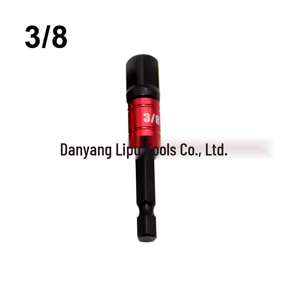 3-Piece Hex Shank Impact Wrench Adapter Set: 1/2, 3/8, & 1/4 Inch Socket for Electric Screwdriver