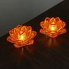 Realistic Flicker Lotus Candle Lamp Soft LED Light Source LED Lotus Lamp  Indoor Atmosphere