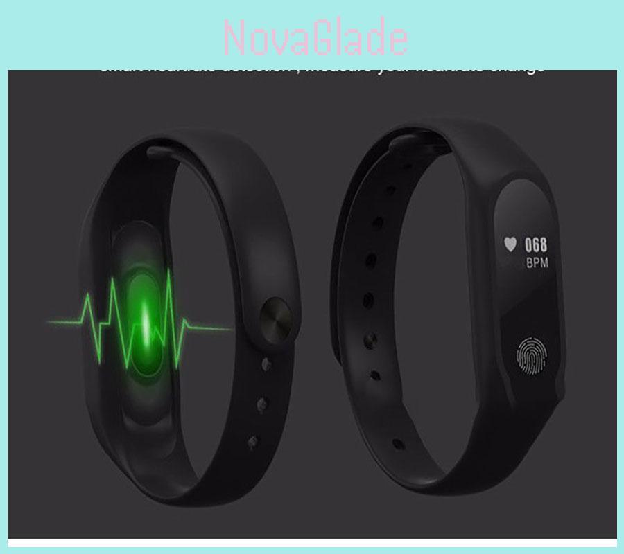 Pulsera Elegante para Band 2 Smartwatch Bluetooth con Monitor de Frecuencia Cardíaca y Diseño Resistente al Agua IP67