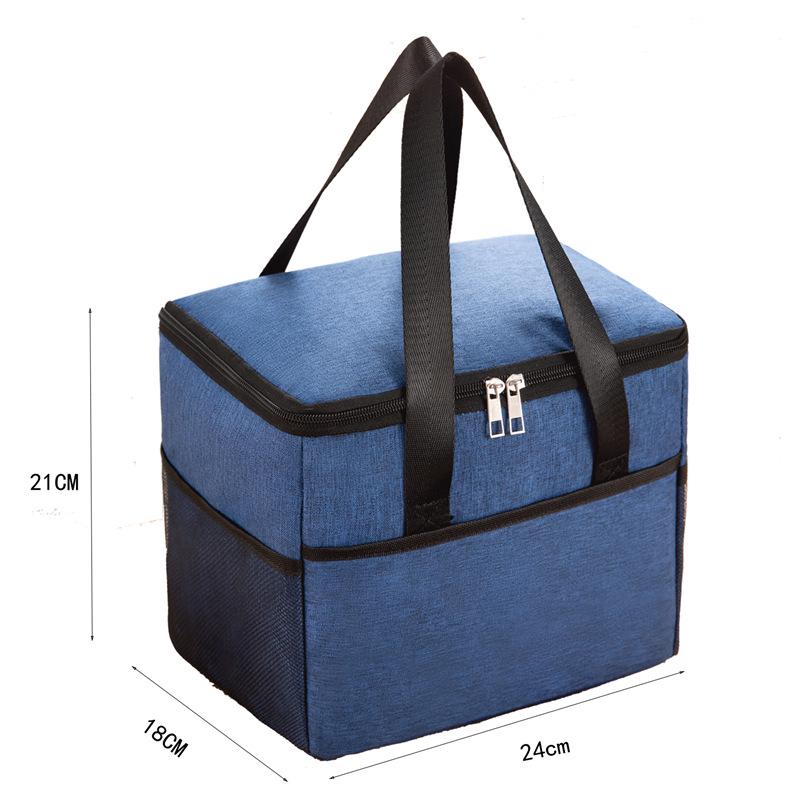Cationic Waterproof Insulated Lunch Bag - Large Capacity, Thickened for Picnic or Handheld Use
