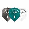L-style Flight Vintage Logo Ver.1 Type-B L3 KAMI Mix Gunmetal/Deep Green/White Fl00684
