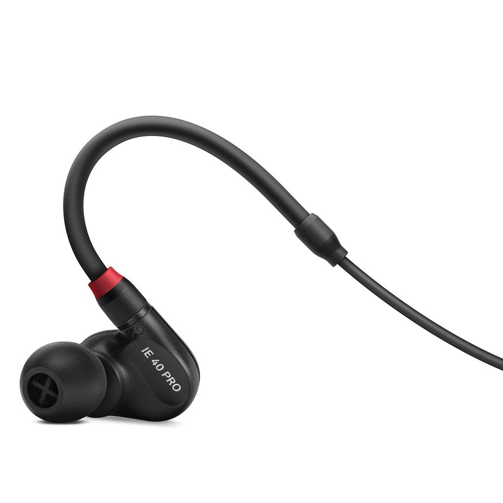 אוזניות מוניטורינג מקצועיות Sennheiser IE 40 PRO, שחור (מוצר יפני רשמי)