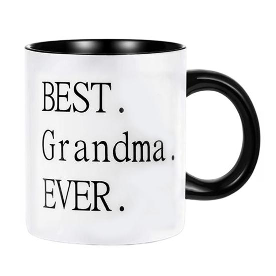 Large Capacity Coffee Cup Graduation Theme Water Cup with Ergonomic Handle Comfortable to