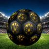 Borussia Dortmund Rozmiar 5 Piłka Nożna z Nadrukiem, Odporna na Ścieranie Piłka PU do Treningu Meczowego i Codziennej Praktyki, Prezent Urodzinowy dla Fanów Piłki Nożnej