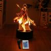 Genshin Impact 3D Lamp LED Night Light Anime Figures Zhongli Raiden Shogun Remote RGB Dream Colors Kids Bedroom Home Decor Gifts
