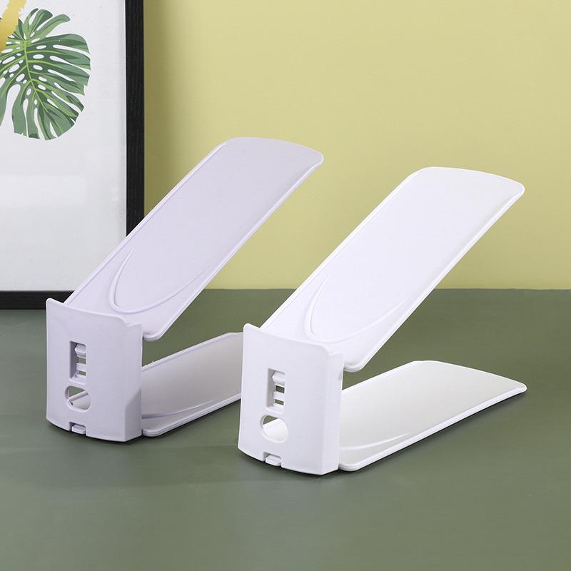 Adjustable Double-Layer Shoe Rack for Home and Dorm Organization - Slipper and Shoe Storage Cabinet