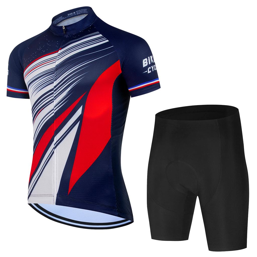 Men's Cycling Outfit Bicycle Shorts Road Bike Sports Set Mountain Cycle Jersey Breathable Summer Clothing Pro Uniform