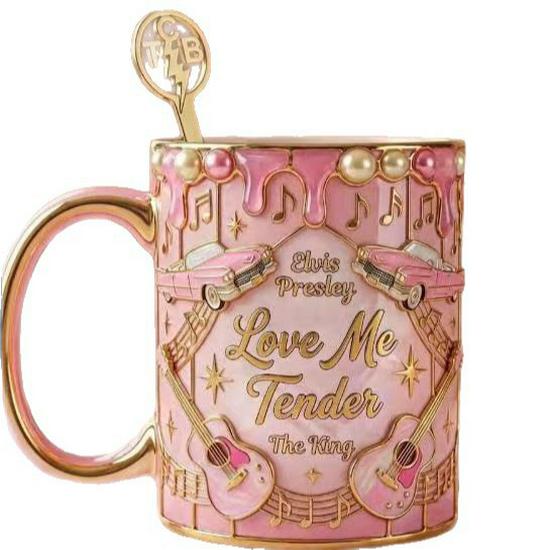Cross NewLove Retro Rock  Love Me Tender  Mug Tender Love Me Mug (without spoon)