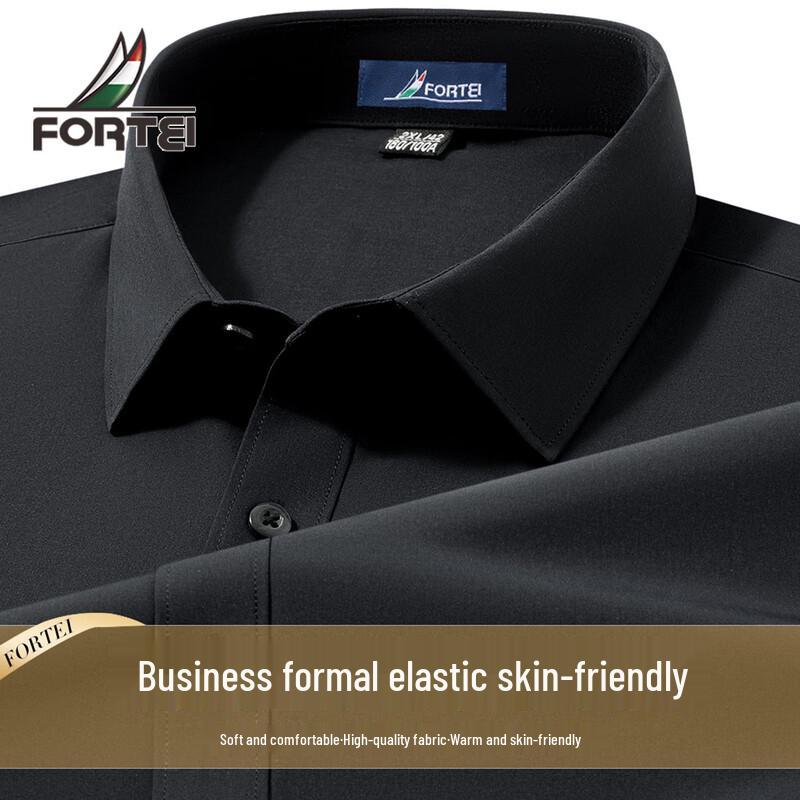 

Men s Business Formal Long Sleeve Stretch Shirt M