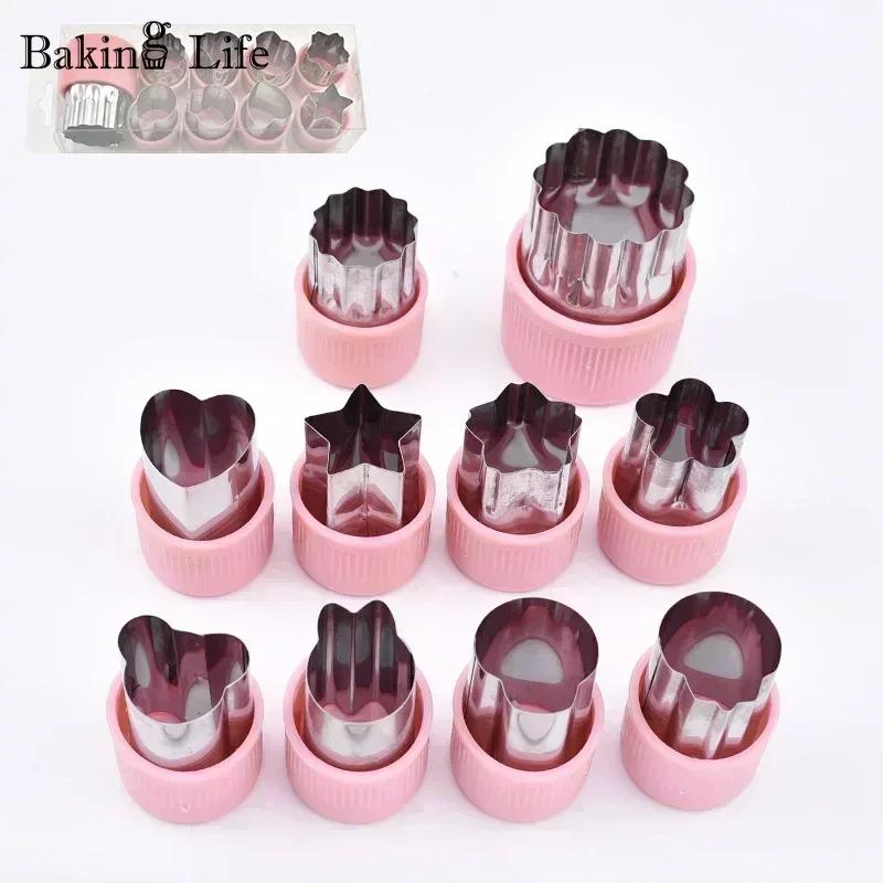 Herz Haushalt Form Gemüseschneider Kunststoffgriff Ausstechformen Sandwichschneider Edelstahl Obst Ausstecher Küchenhelfer