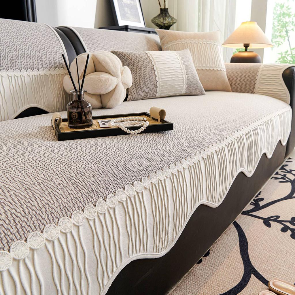 Modern Simple And High-End Sofa Cushion  New Four-Season Universal Sofa Cover Cloth One-Piece Leather Sofa Seat Cushion