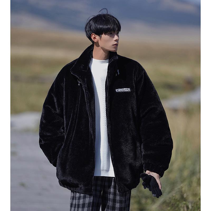 Осенне-зимнее новое мужское модное и универсальное утепленное хлопковое пальто — фото 4