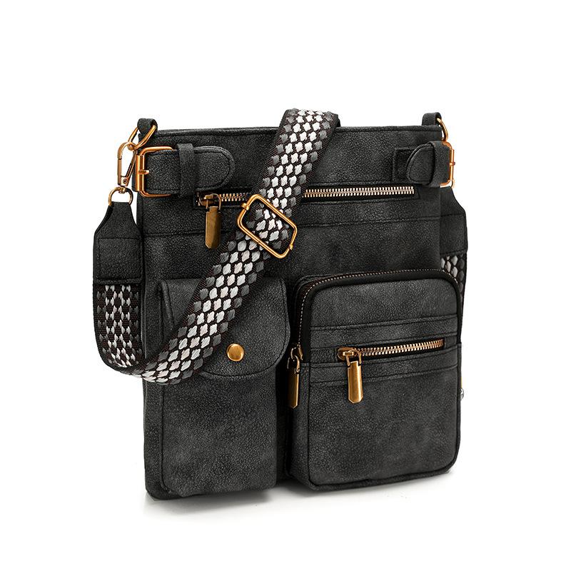 

Underarm Shoulder Bag, Crossbody Handbag, European and American Women s Bag, Retro Casual Bag, Large Capacity Single Shoulder Shoulder Bag чёрный