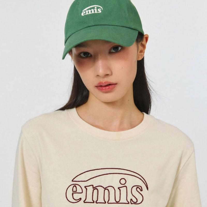 

EMIS SMALL LOGO BALL CAP-GREEN GREEN
