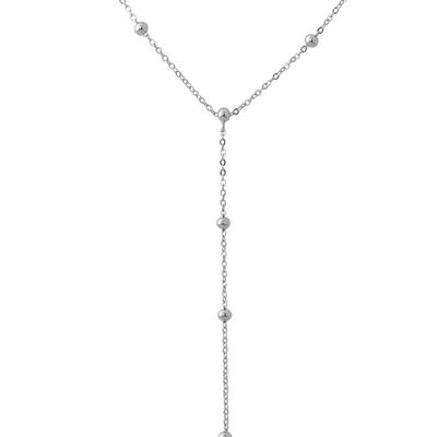 Silver Necklace with No Stones, Product Weight 2.84 G (2159216)