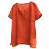 HNXC Women's Fashion Short Sleeve Summer Spring V-Neck Casual Blouses & Shirts Classic Exquisite