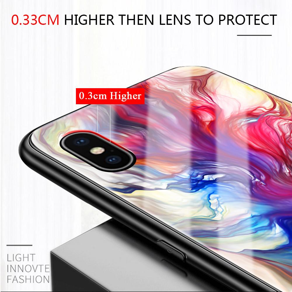 Tempered Glass Phone Case For iPhone 11 12 13 14 15 16 17 Redmi 10 12 14C Note10 Note14 Xiaomi 11Lite PocoC75 Soft Edge Shockproof Smooth Shell
