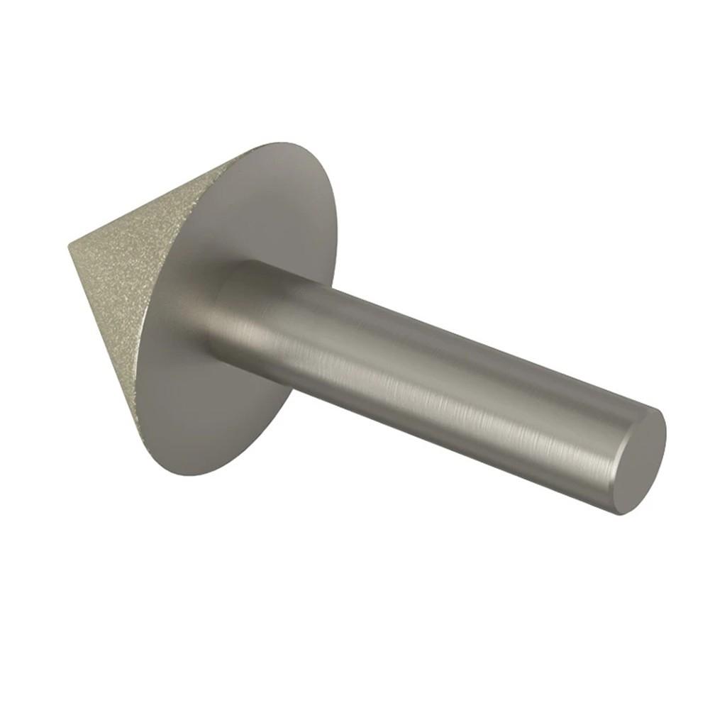 Power Tool-1Pcs Electroplated Diamond Cone Chamfer Grinding Head Stone Glass Chamfering