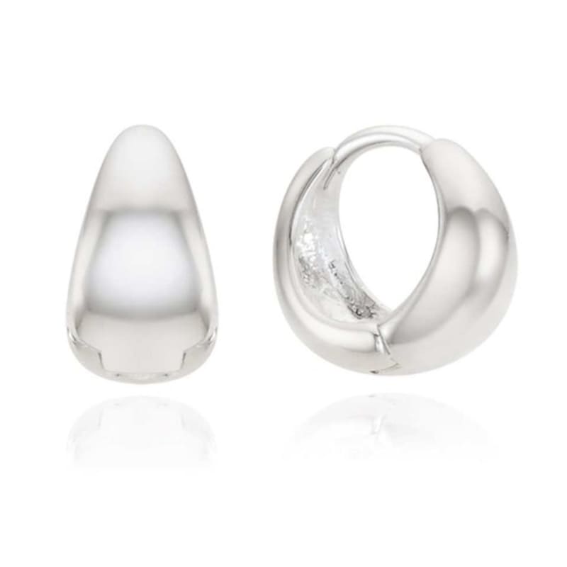 ROAJU [silver925]water Drop Onetouch Earring