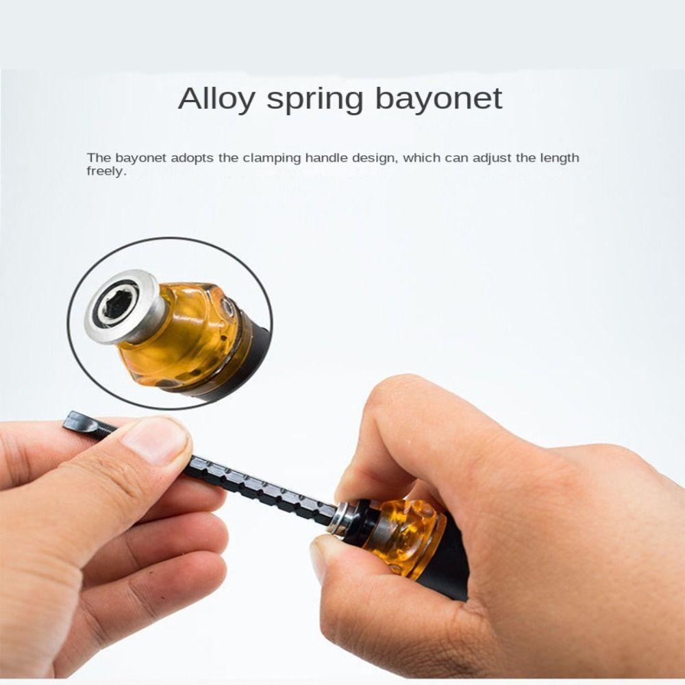 Short Shank Bits Screwdriver Kit Ratchet Screwdriver Set Ratchet Wrench Dual-purpose Screwdriver