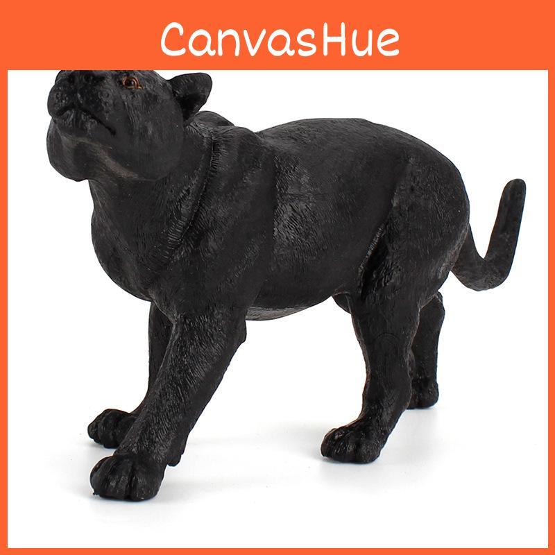 Figurine Animalière Pvc Panthère Noire avec Design Authentique pour les Passionnés de Nature