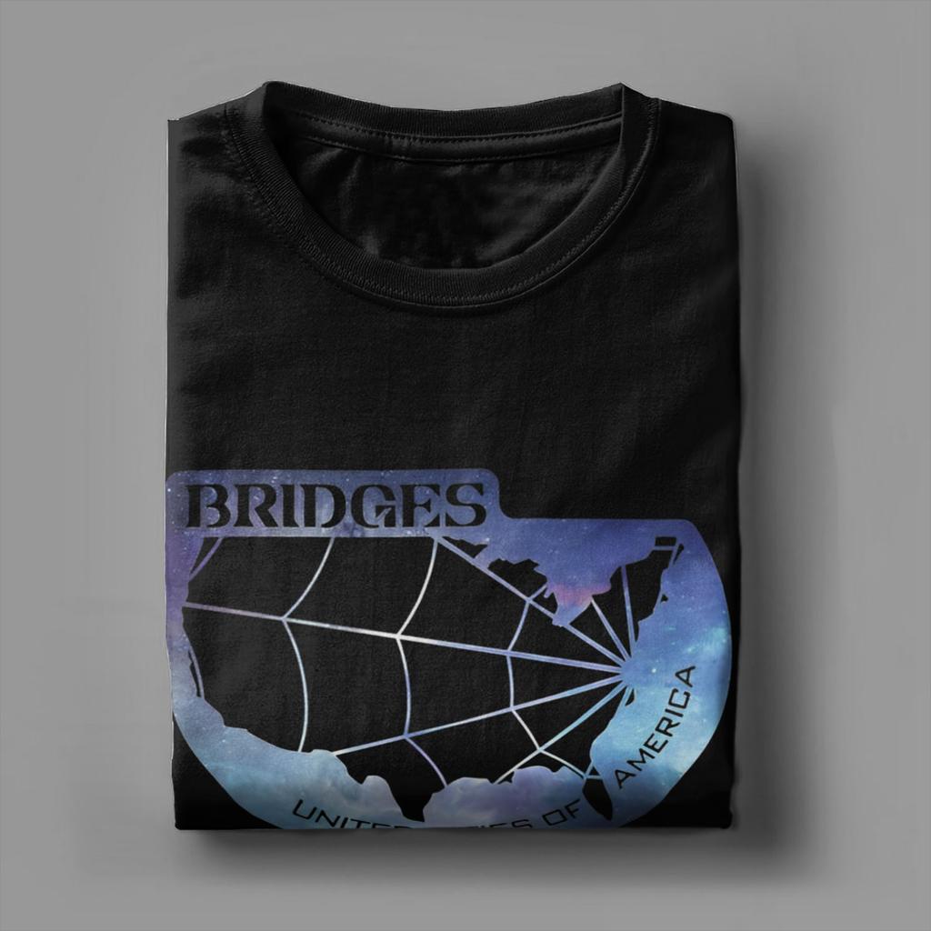 Bridges Death Stranding Logo Outfit Men Women T Shirts Pure Cotton Tee Graphic Print Kojima Tops T-shirt