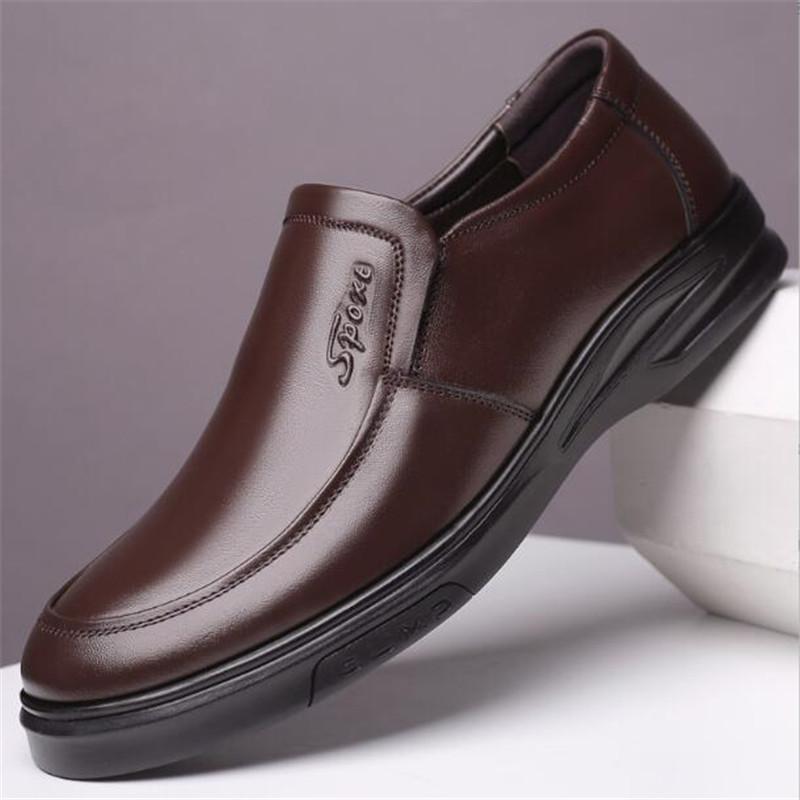 Handmade Men Shoes Genuine Leather Casual Shoes For Men Flat Platform Walking Shoes Loafers Breathable Sneakers Zapatos Hombre